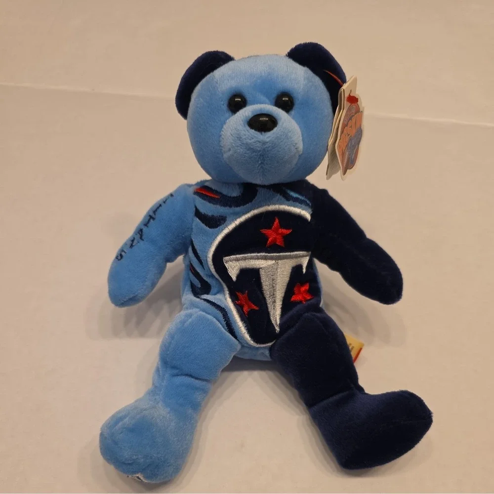 Tennessee Titans Bear Pigskin Bears NFL Football Team Sports Display with tag